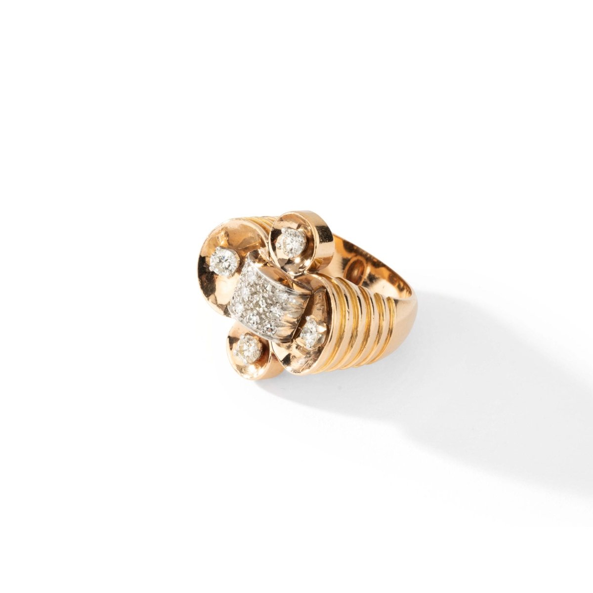 Bague Trèfle époque 1950 - Castafiore