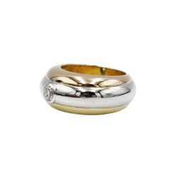 Bague Tricolore CARTIER en or jaune, rose, blanc et diamants - Castafiore