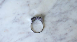 Bague Trilogie Diamants Art Déco - Castafiore