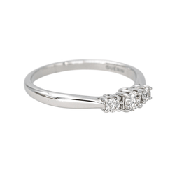 Bague Trilogie DIDIER GUÉRIN en or blanc et diamants - Castafiore