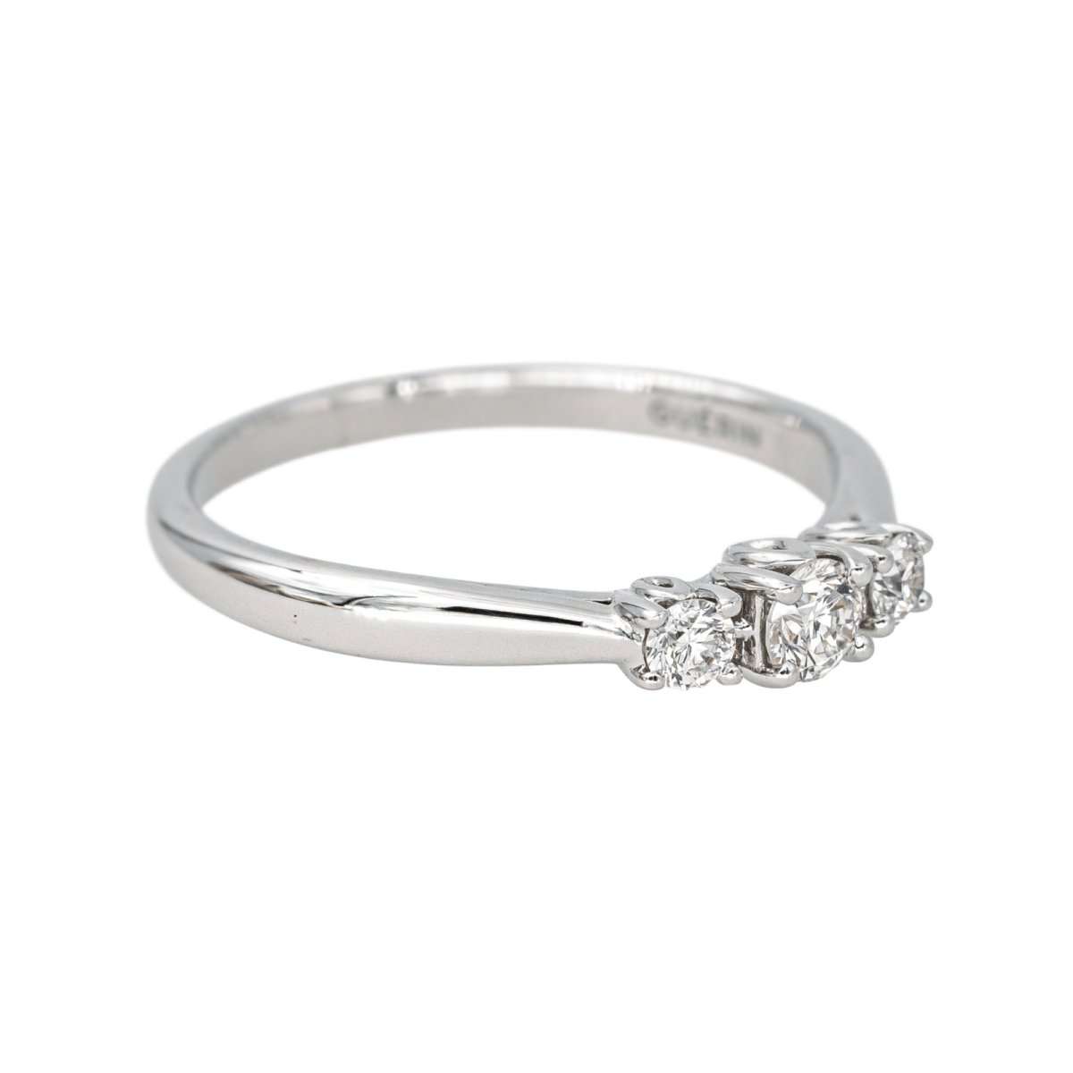 Bague Trilogie DIDIER GUÉRIN en or blanc et diamants - Castafiore