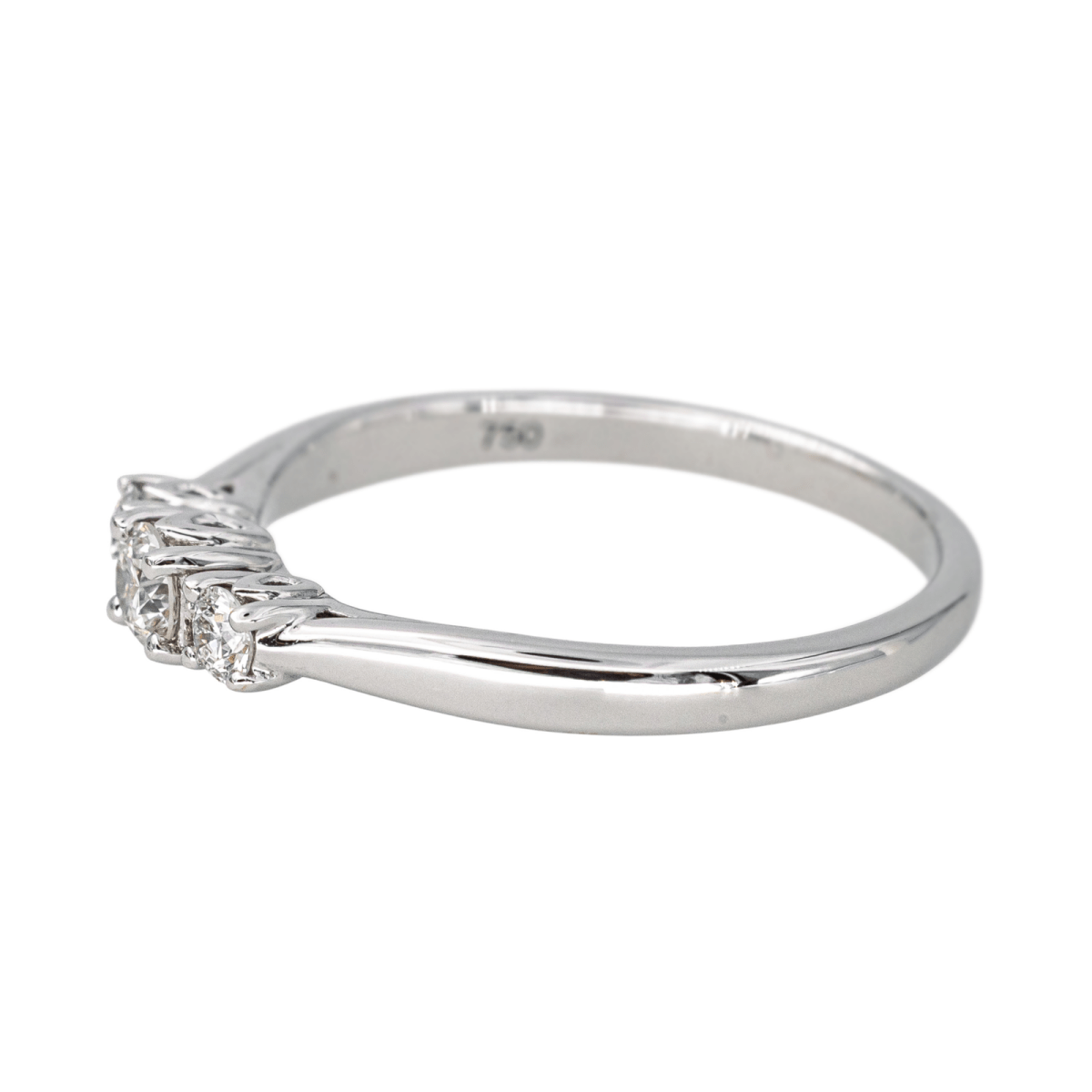 Bague Trilogie DIDIER GUÉRIN en or blanc et diamants - Castafiore