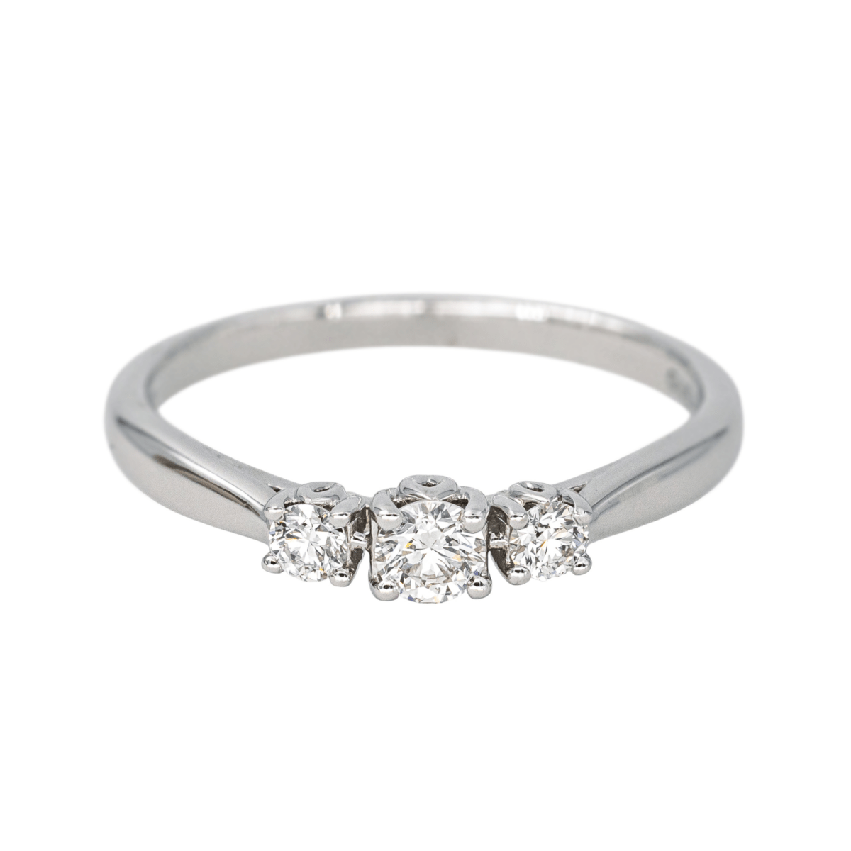 Bague Trilogie DIDIER GUÉRIN en or blanc et diamants - Castafiore