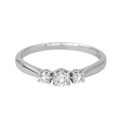 Bague Trilogie DIDIER GUÉRIN en or blanc et diamants - Castafiore