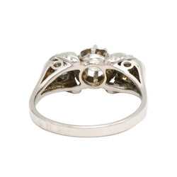 Bague Trilogie en or blanc et diamants - Castafiore