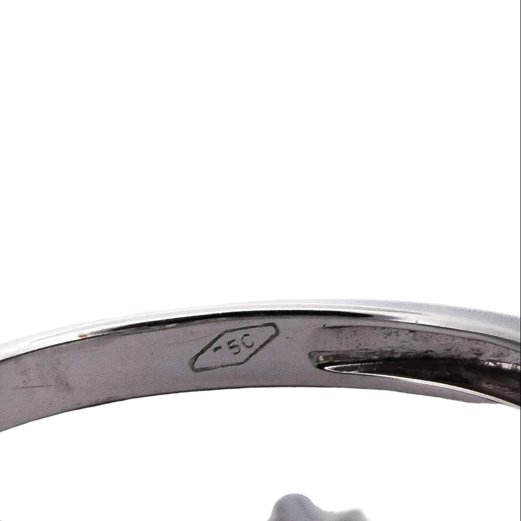 Bague Trilogie en or blanc et diamants - Castafiore