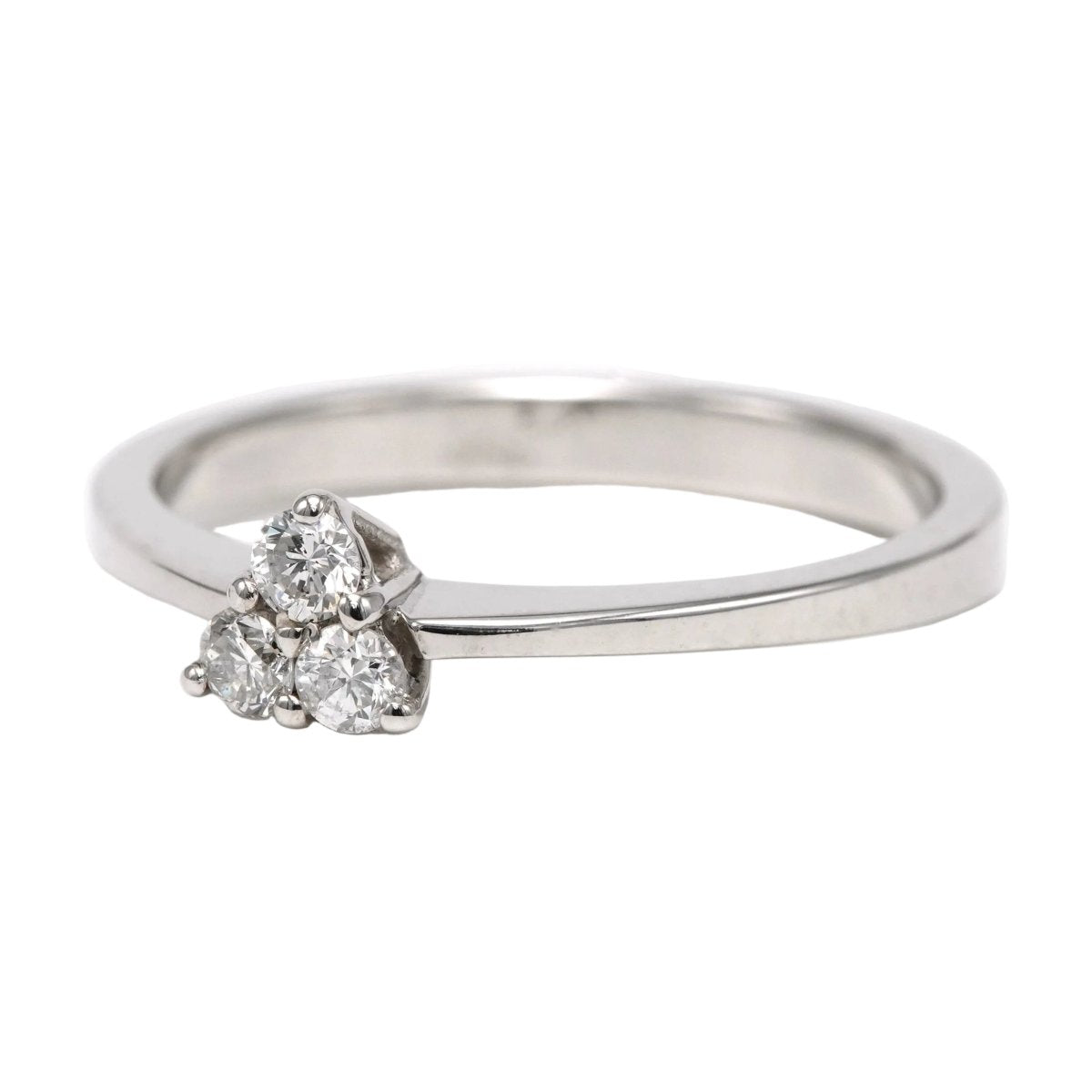 Bague Trilogie en or blanc et diamants - Castafiore