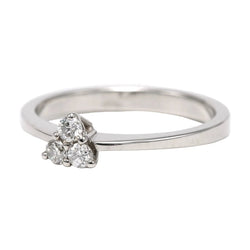 Bague Trilogie en or blanc et diamants - Castafiore