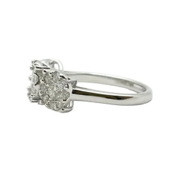 Bague Trilogie en or blanc et diamants - Castafiore