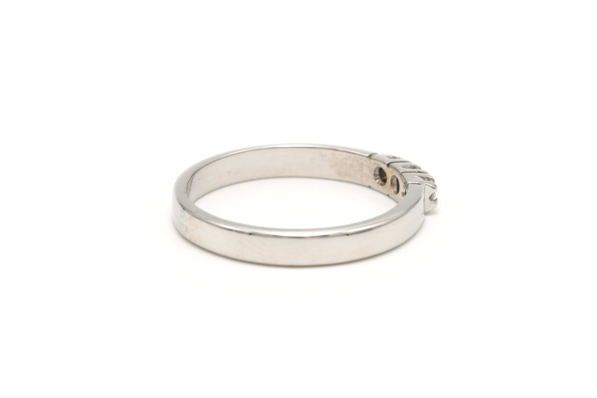 Bague Trilogie en or blanc et diamants - Castafiore