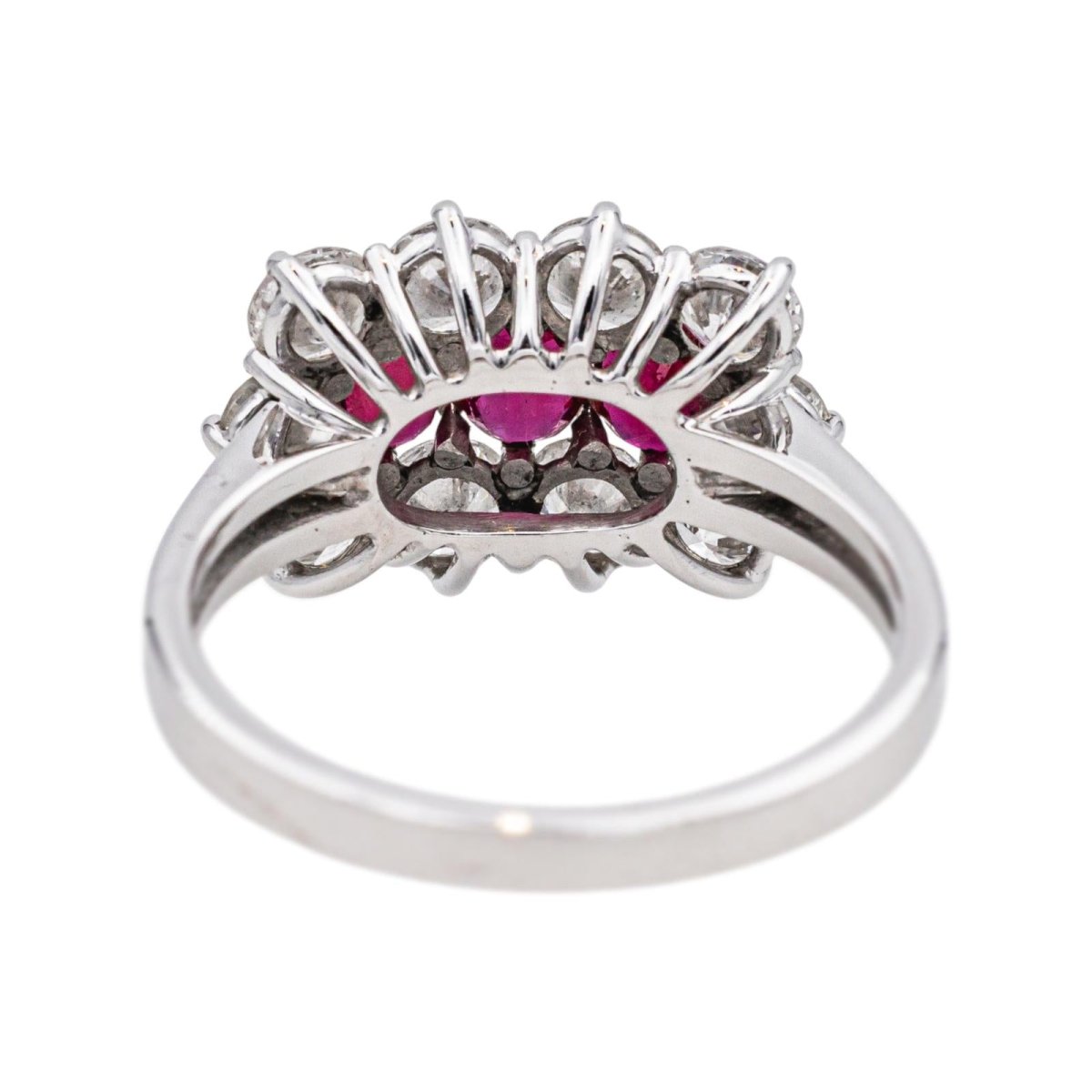 Ring White gold Ruby
