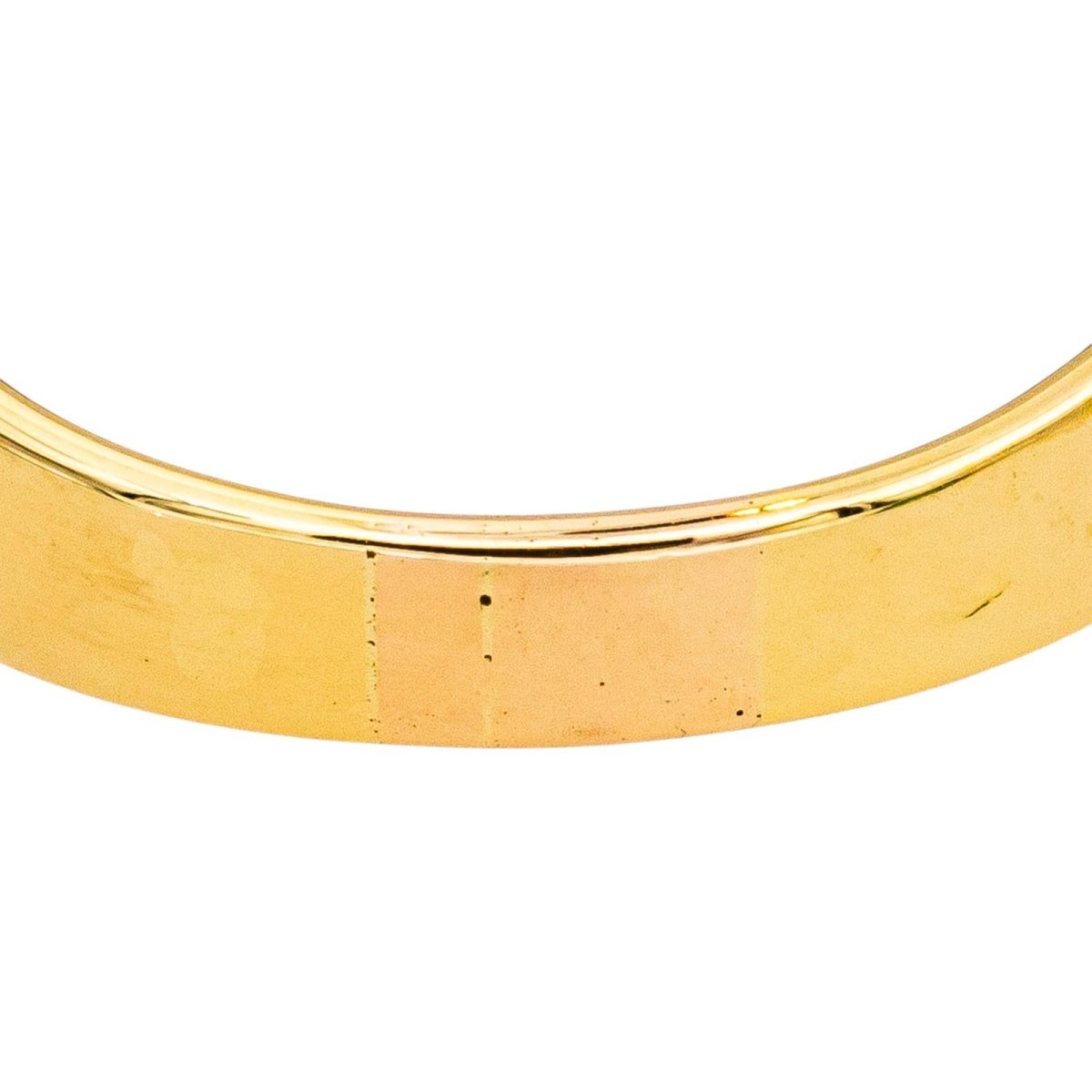 Ring  Yellow gold trilogy  diamond