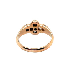 Bague Trilogie en or rose et diamants - Castafiore