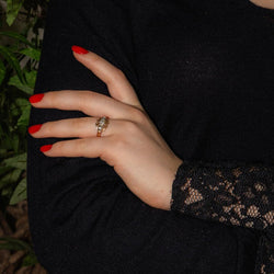 Ring Pink gold  diamond 