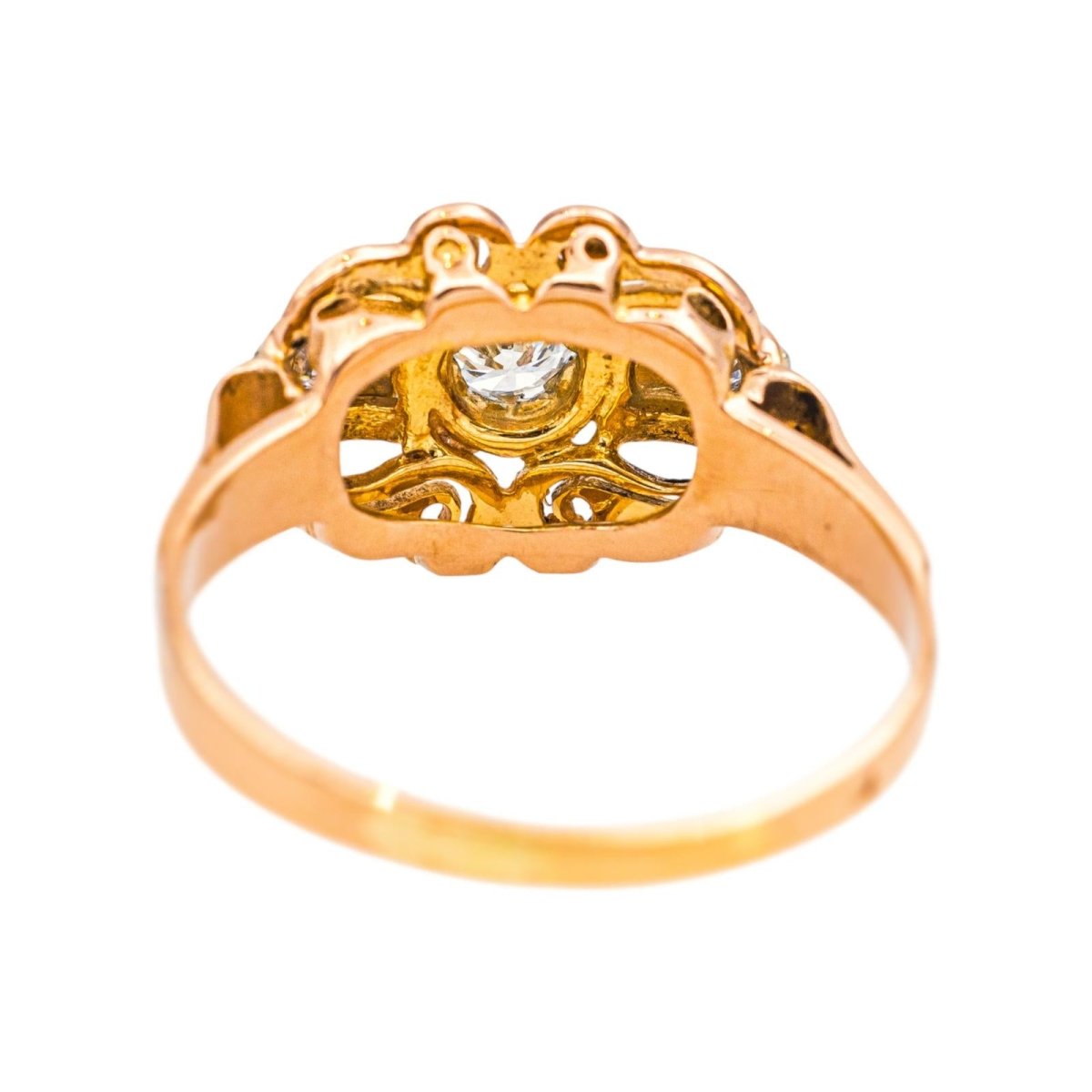 Ring Pink gold  diamond 