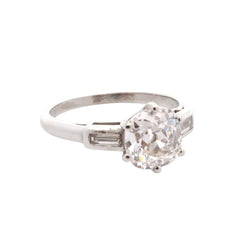 Bague Trilogie en platine et diamants - Castafiore