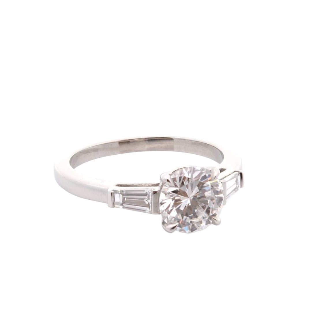 Bague Trilogie en platine et diamants - Castafiore