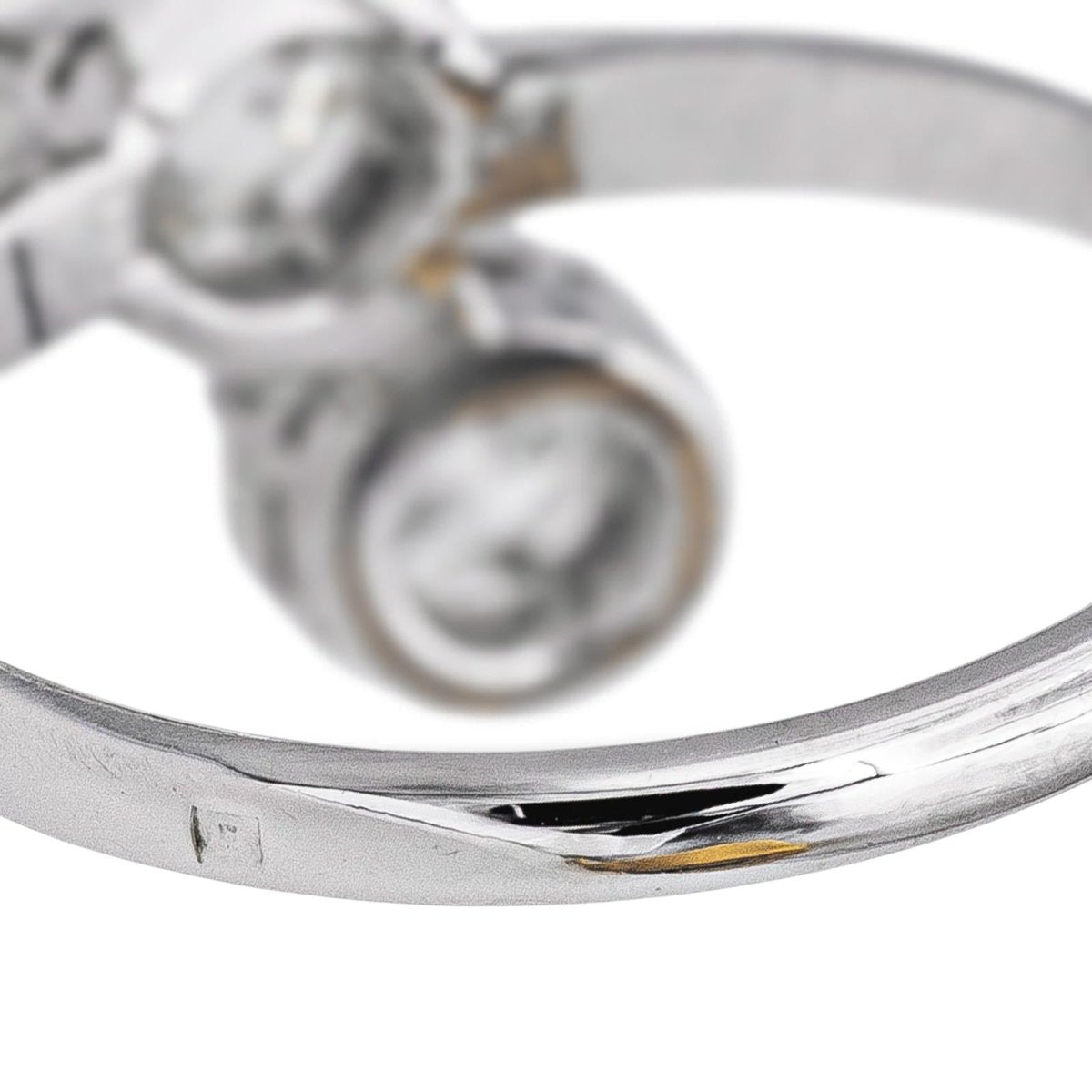 Bague Trilogie en platine et diamants - Castafiore