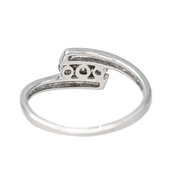 Bague Trilogie Or blanc Diamant - Castafiore