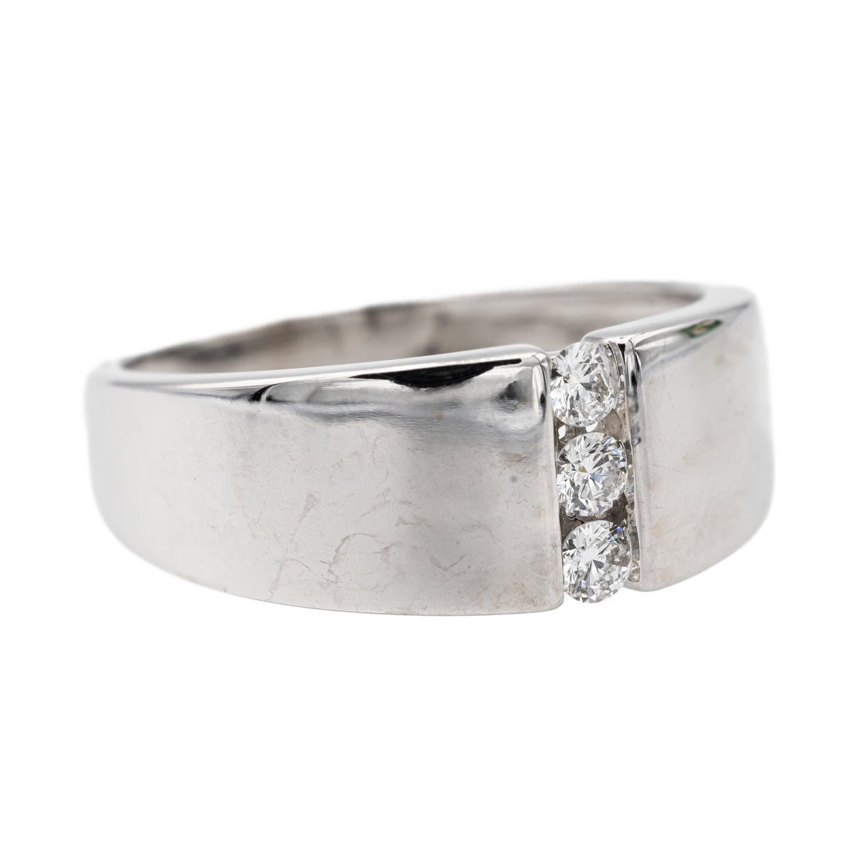 Bague Trilogie Or blanc Diamant - Castafiore