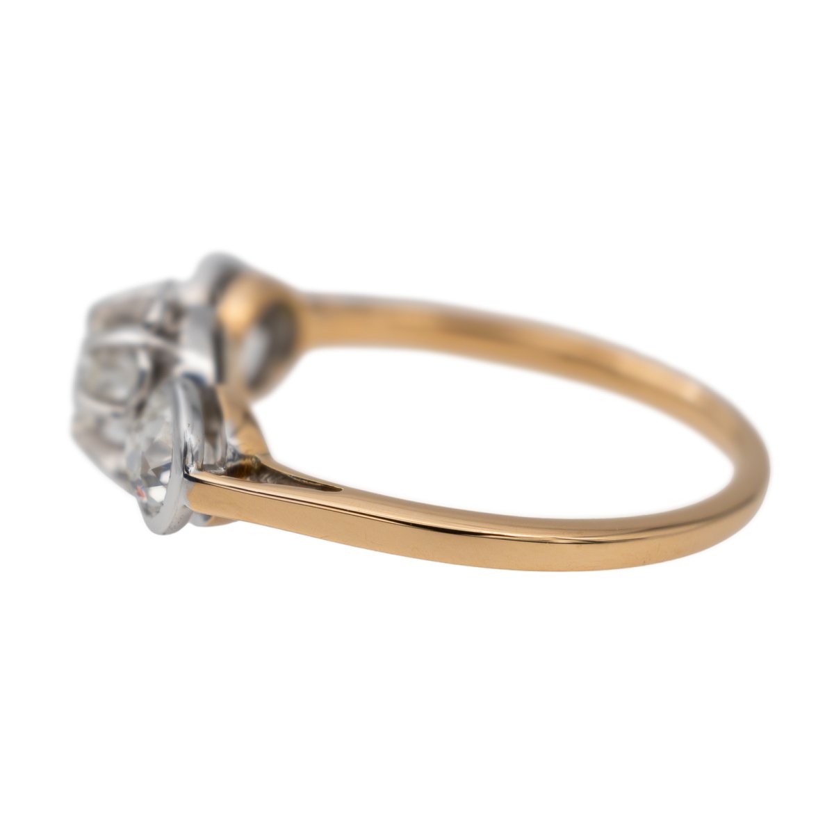 Bague Trilogie Or jaune Diamant - Castafiore