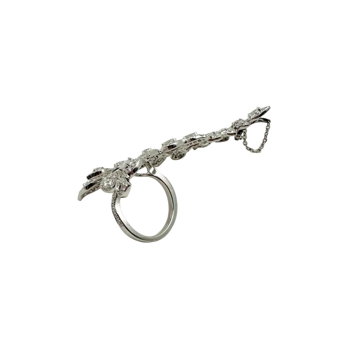 Bague Triple en or blanc et diamants - Castafiore