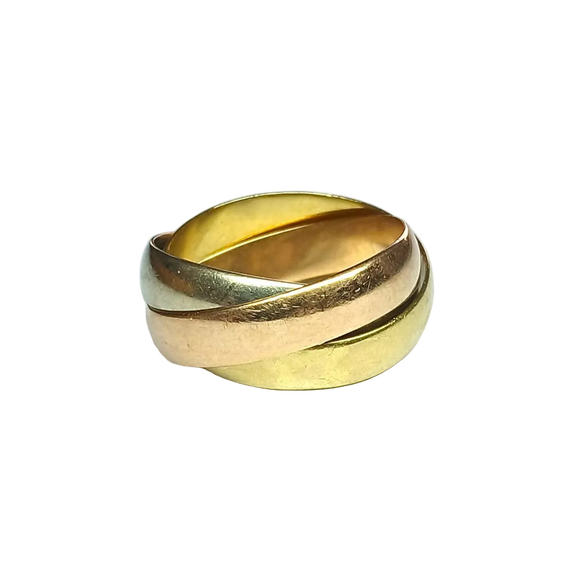 Bague trois ors en or jaune, or gris et or rose - Castafiore
