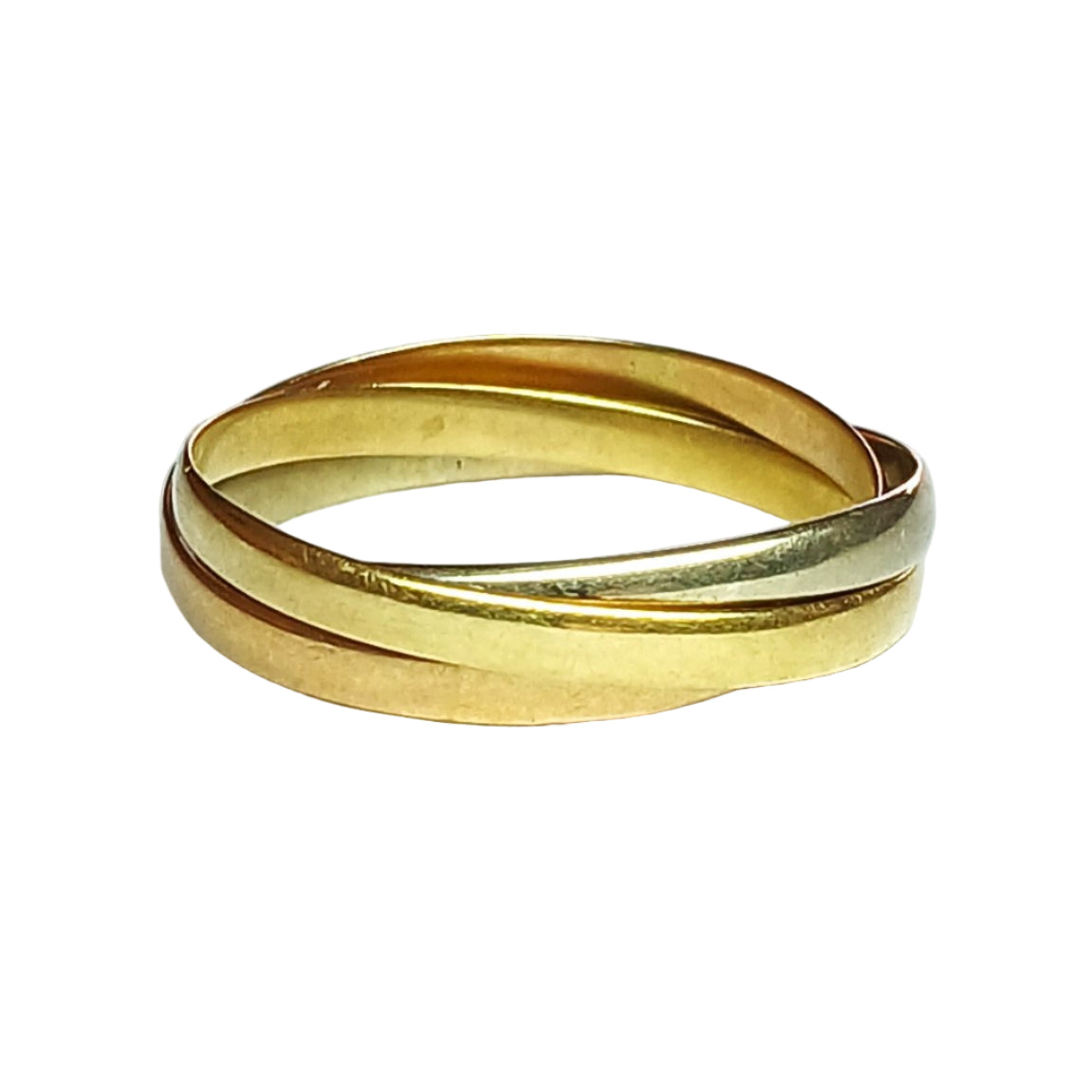 Bague trois ors, jaune, gris et rose. - Castafiore