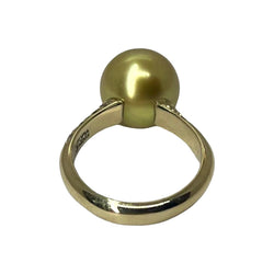 Bague UTOPIA Perle et diamants en or jaune - Castafiore