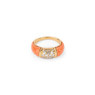 Bague Van Cleef &amp; Arpels, collection Philippine en or jaune et corail - Castafiore