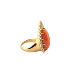 Bague VAN CLEEF & ARPELS en or jaune et corail - Castafiore