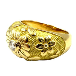 Bague VAN CLEEF & ARPELS en or jaune et diamant - Castafiore