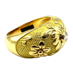 Bague VAN CLEEF & ARPELS en or jaune et diamant - Castafiore