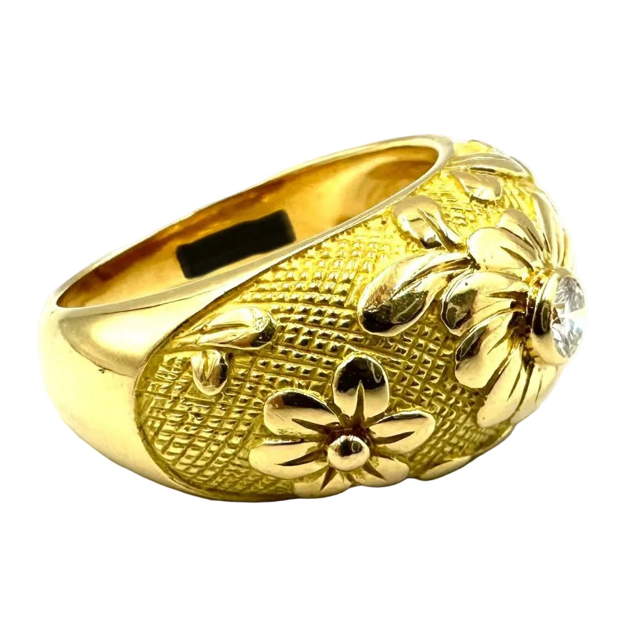 Bague VAN CLEEF & ARPELS en or jaune et diamant - Castafiore