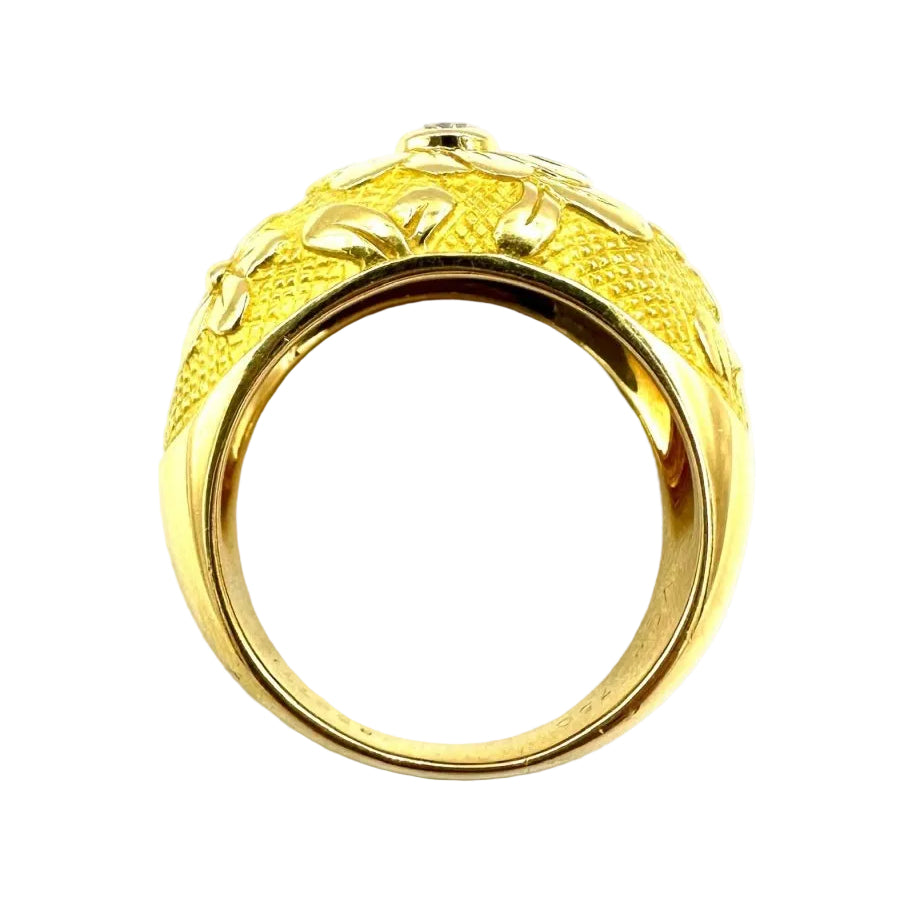 Bague VAN CLEEF & ARPELS en or jaune et diamant - Castafiore