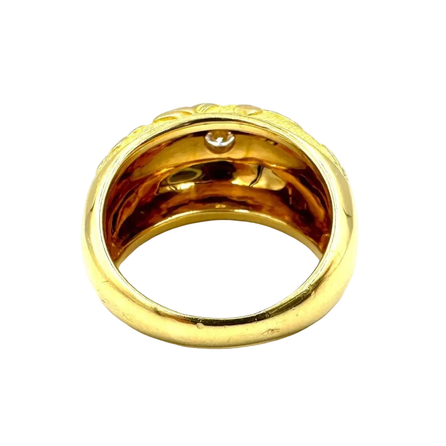 Bague VAN CLEEF & ARPELS en or jaune et diamant - Castafiore