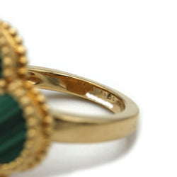 Bague VAN CLEEF & ARPELS "Magic Alhambra" en or jaune et malachite - Castafiore