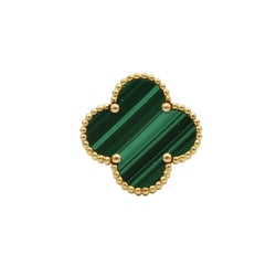 Bague VAN CLEEF & ARPELS "Magic Alhambra" en or jaune et malachite - Castafiore