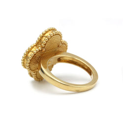 Bague VAN CLEEF & ARPELS "Magic Alhambra" en or jaune et malachite - Castafiore