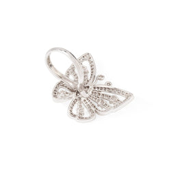 Bague VAN CLEEF & ARPELS Papillon en or blanc et diamants - Castafiore