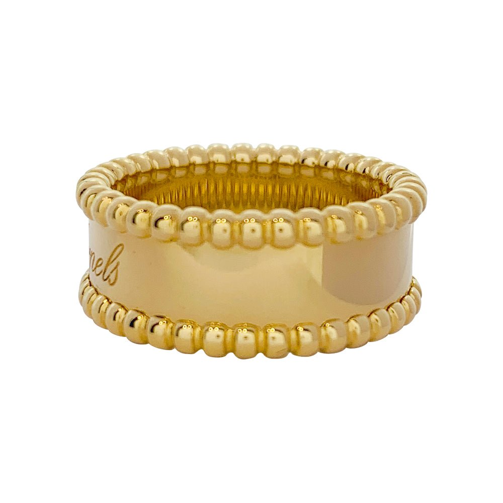 Bague Van Cleef & Arpels, "Perlée signature", or jaune - Castafiore