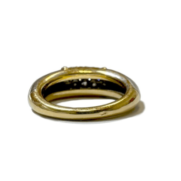 Bague VAN CLEEF & ARPELS "Philippine" en or jaune et blanc, et diamants - Castafiore