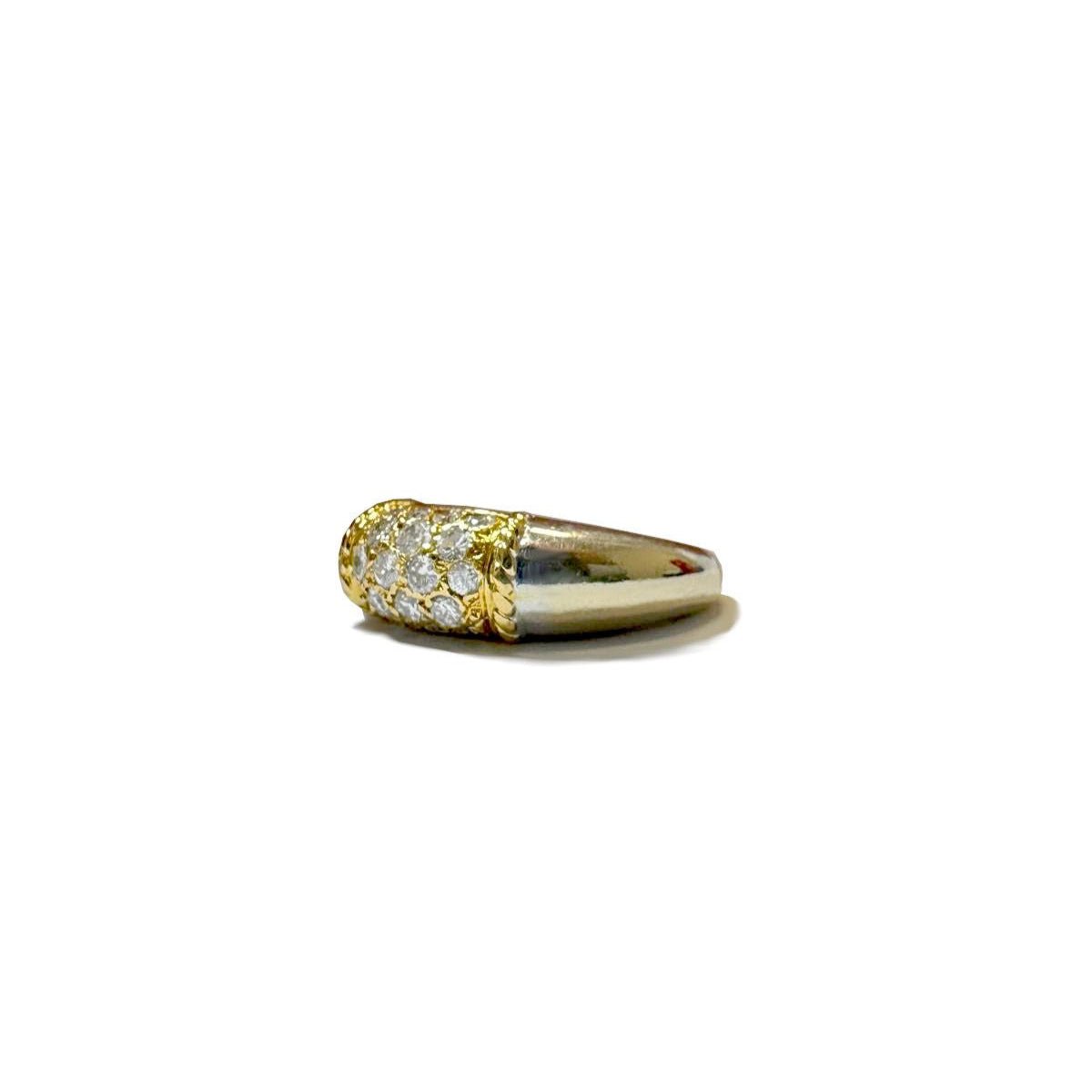 Bague VAN CLEEF & ARPELS "Philippine" en or jaune et blanc, et diamants - Castafiore