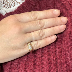 Bague VAN CLEEF & ARPELS "Philippine" en or jaune et blanc, et diamants - Castafiore