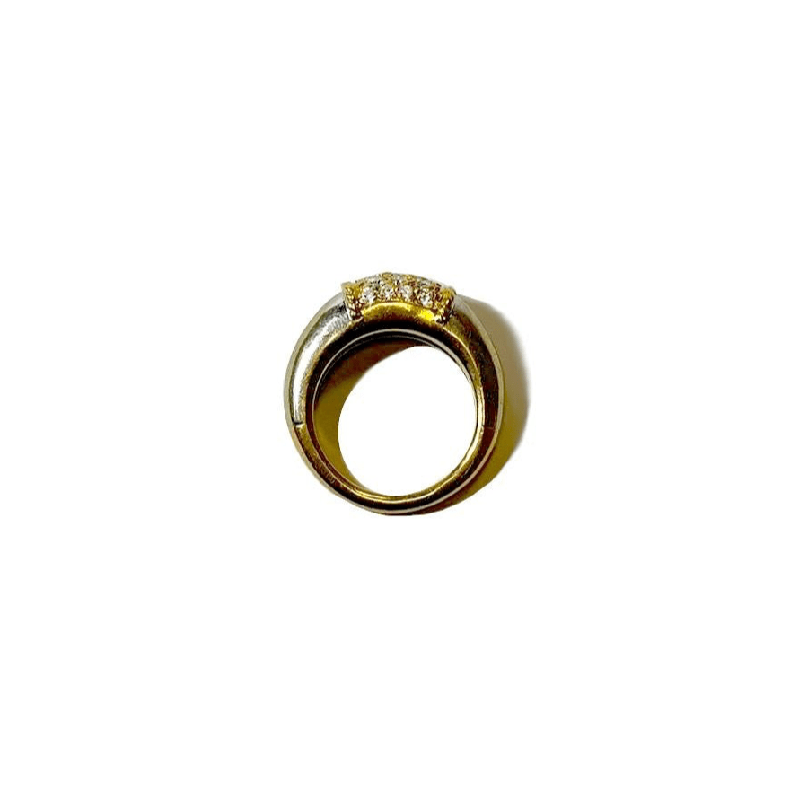 Bague VAN CLEEF & ARPELS "Philippine" en or jaune et blanc, et diamants - Castafiore