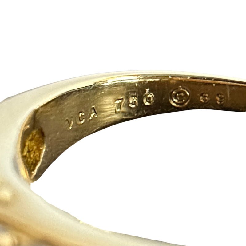 Bague VAN CLEEF & ARPELS "Philippine" en or jaune et diamants - Castafiore