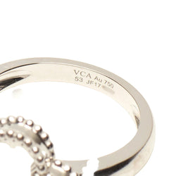 Bague VAN CLEEF & ARPELS "Vintage Alhambra" en or blanc - Castafiore
