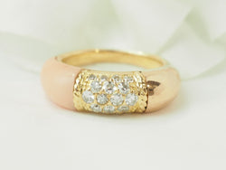 Bague Van Cleef et Arpels en or jaune et diamants - Castafiore