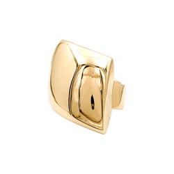Ring Vhernier, yellow gold.