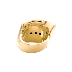 Ring Vhernier, yellow gold.